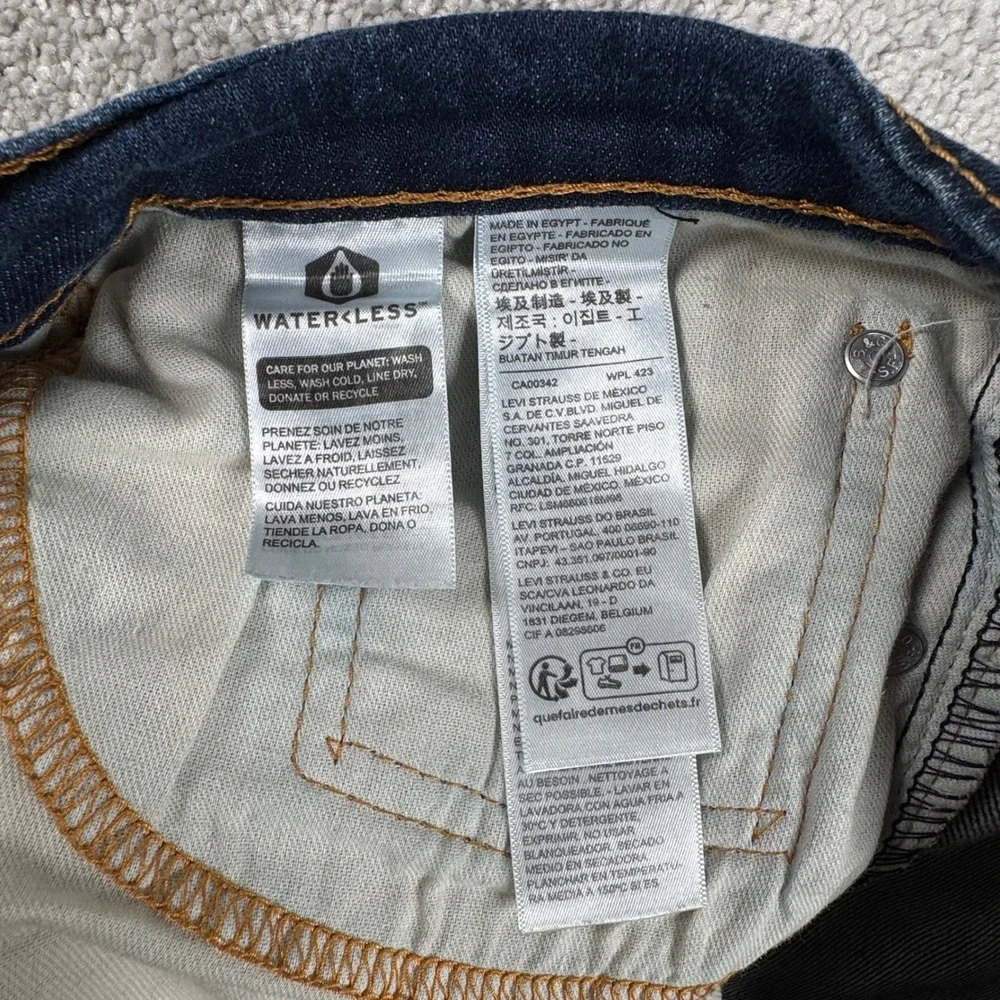 Levis 527 Slim Bootcut Jeans Mens 34x34 Blue Denim 2013 Egypt 5 Pocket Levi Jean